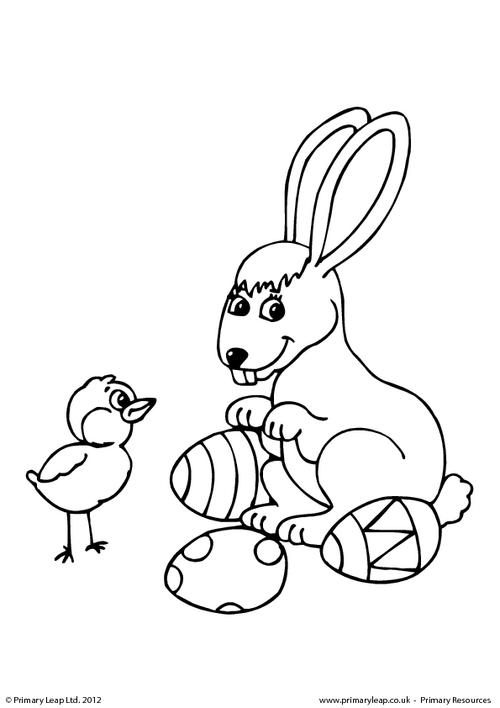 Easter - colouring sheet 4