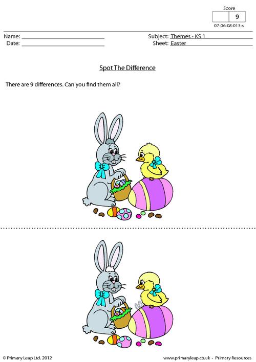 Easter - Spot the difference 2