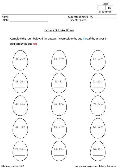 Easter - Odd and even