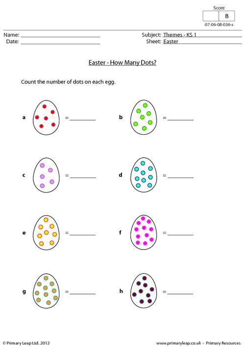 Easter - How many dots?