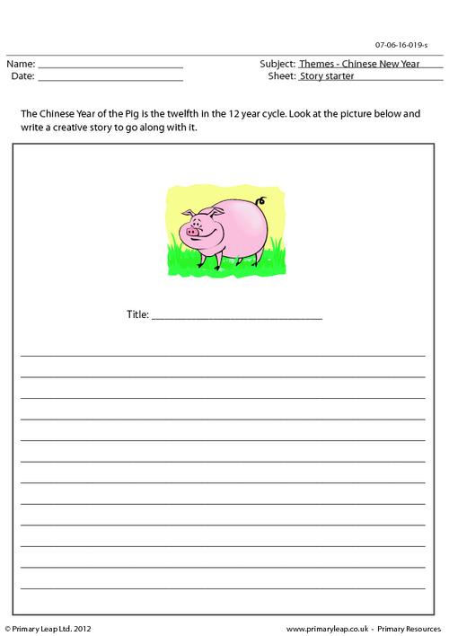 Story starter - Year of the Pig