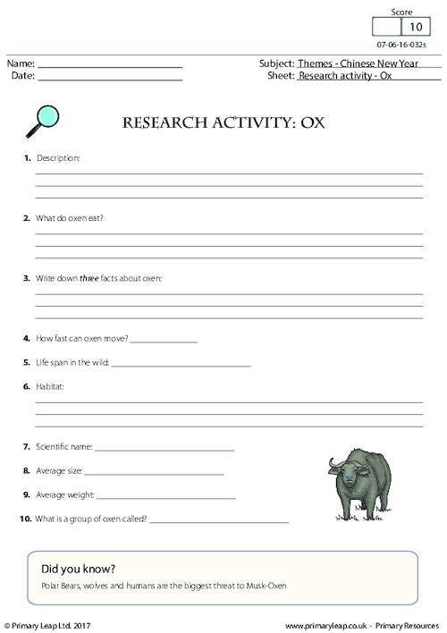 Research Activity - Ox