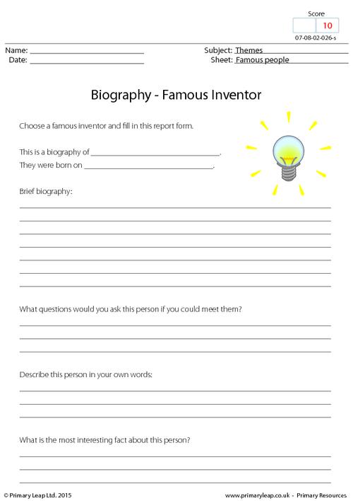 Biography - Famous Inventor