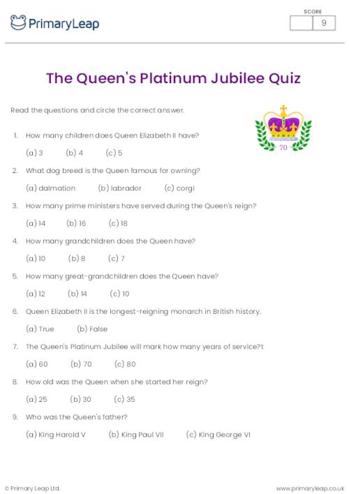 The Queen's Platinum Jubilee Quiz