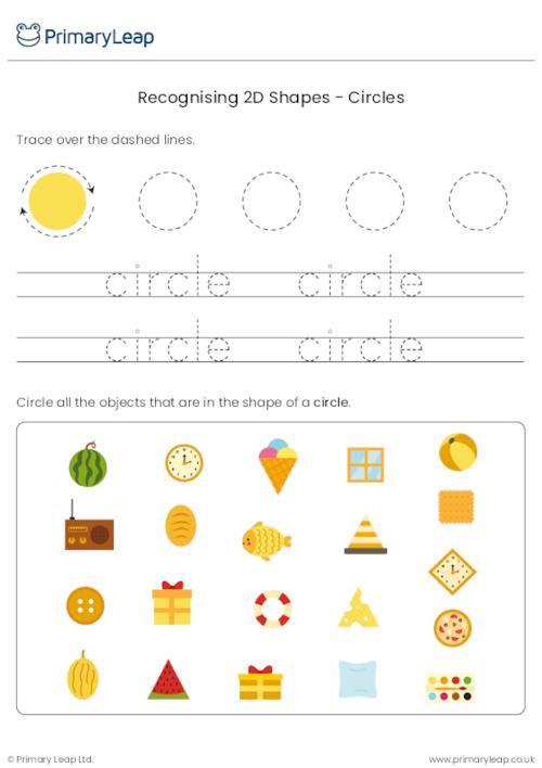 Recognising 2D Shapes - Circles
