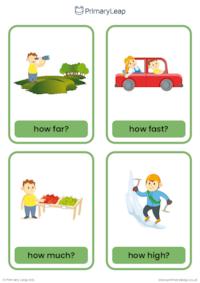 How questions - Learning cards