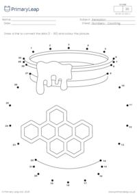 Connect the dots (1-30) - Honey pot
