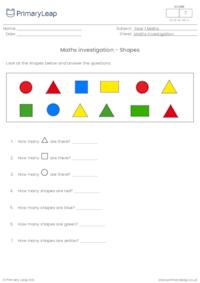 Maths investigation - Shapes