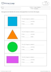 Properties of 2D shapes