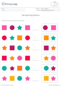 Recognising patterns of shapes