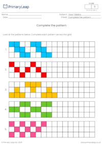 Complete the pattern
