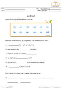 Spellings 9