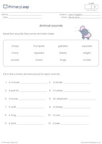 Animal noises