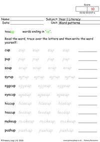 Word Patterns 7