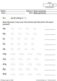 Word Patterns 11