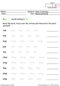 Word Patterns 15