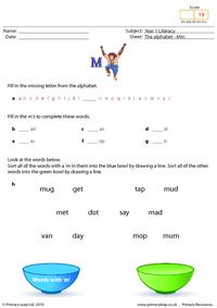 The alphabet - Mm