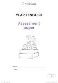 Year 1 English Assessment Paper