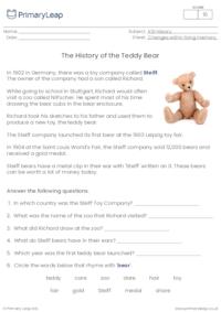 The history of the teddy bear