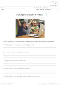 Making Inferences from Pictures 1