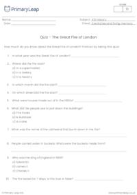 Great Fire of London Quiz