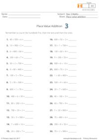 Place Value Addition 3
