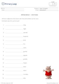 Alliteration - Animals