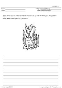 The Magic Seahorse - Story picture