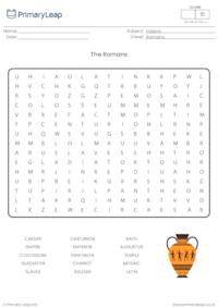 The Romans word search
