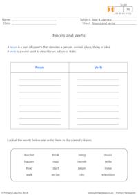 Nouns and verbs 2