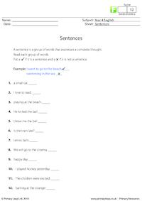 Sentences 4