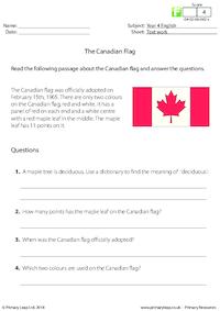 The Canadian flag
