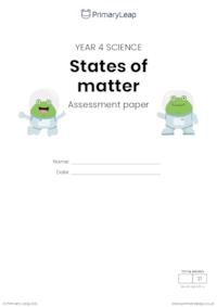 Y4 States of matter assessment