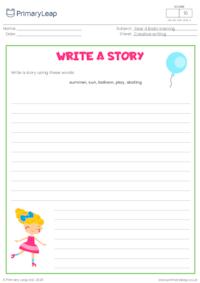 Write a story - Summer fun