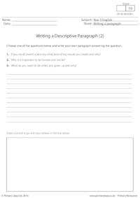 Writing a Descriptive Paragraph (2)