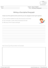 Writing a Descriptive Paragraph (3)