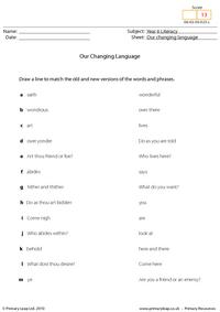 Our changing language