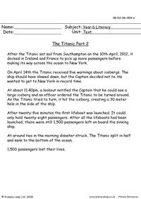 The Titanic part 2