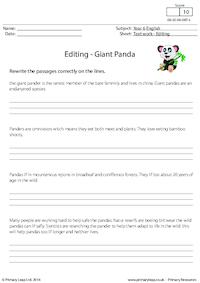 Editing - Giant Panda
