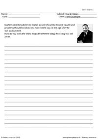 Essay writing (2) - Martin Luther King
