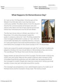 What Happens On Remembrance Day?