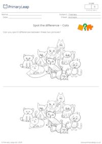 Spot the Difference - Cats