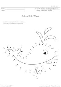 Dot-to-dot - Whale