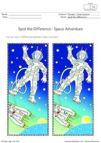 Spot the Difference - Space Adventure