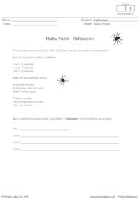 Haiku Poem - Halloween