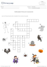Halloween Picture Crossword