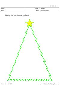 Decorate your own Christmas tree