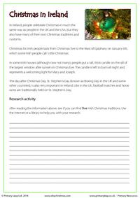 Research Activity - Christmas in Ireland