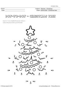 Dot-to-dot - Christmas Tree