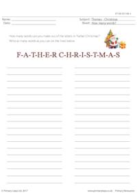 Father Christmas - How Many Words?